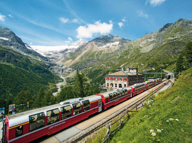 Bernina Express Schoene Aussichten Touristik - Kopie